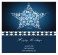 Big Square Large Star Christmas Labels